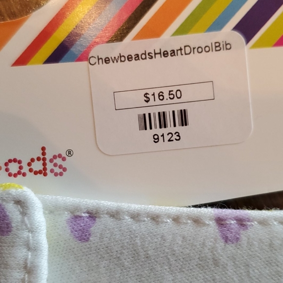 Drool bib with teether. - Picture 3 of 4